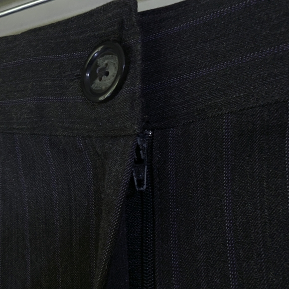 Counterparts women's dark gray with pink stripes size 14P dress pants - Picture 4 of 12